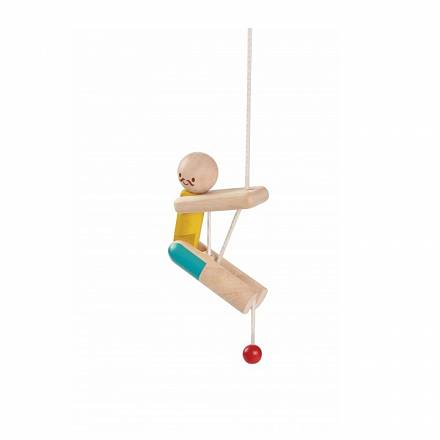 Деревянная игрушка - Акробат на канате 